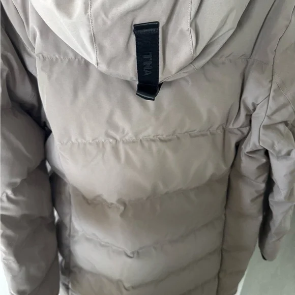 TNA The Powder Parks Tan Puffer Coat Weather-Resistant Hooded - Picture 5 of 6